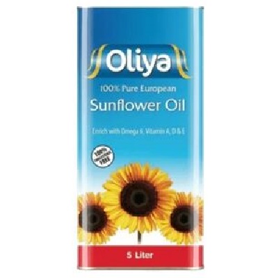 BDyana Oliya Sunflower Oil 5 Liter Tin Pack Turkey | Tasne Sunflower Oil - 5 Liter - Tin Pack